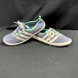 Adidas Coolmax Boat Sleek Womens Shoes Blue Green White Size US 10 Used